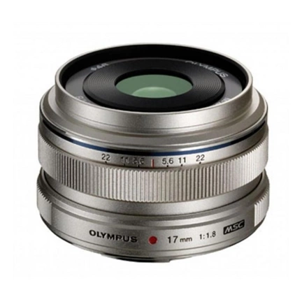 Olympus M.ZUIKO DIGITAL 17mm f/1.8 objektív (ezüst)