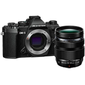OM System OM-5 1240 MILC fényképezőgép KIT (fekete/fekete)