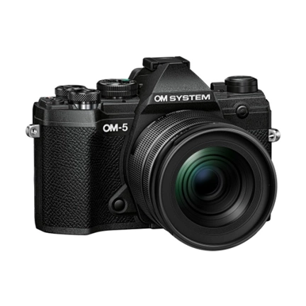 OM SYSTEM OM-5 1245 MILC fényképezőgép KIT fekete/fekete