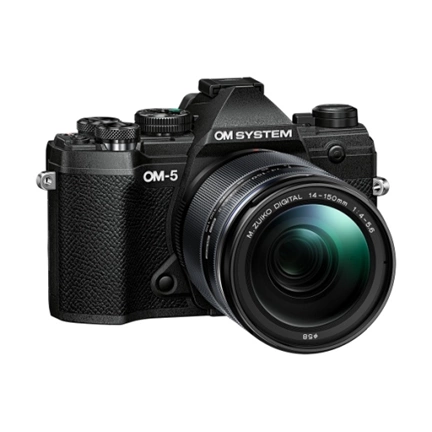 OM System OM-5 1415 MILC fényképezőgép KIT (fekete/fekete) OM System OM-5 1415 MILC fényképezőgép KIT (fekete/fekete)