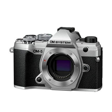 OM SYSTEM OM-5 MILC fényképezőgép váz ezüst