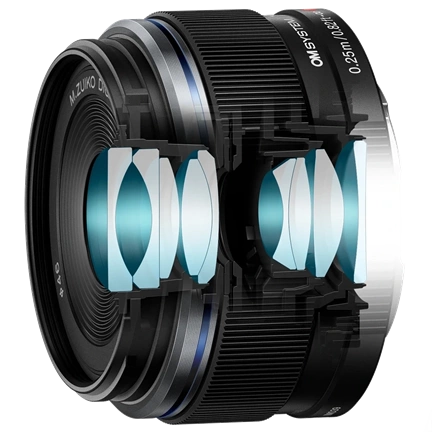 OM System M.Zuiko Digital 17mm f/1.8 II objektív (fekete) - 40 000 Ft cashback 2026/01/06-ig