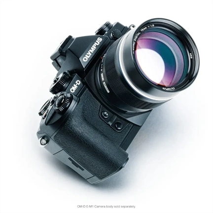 OM System M.Zuiko Digital 75mm f/1.8 ED objektív (fekete)