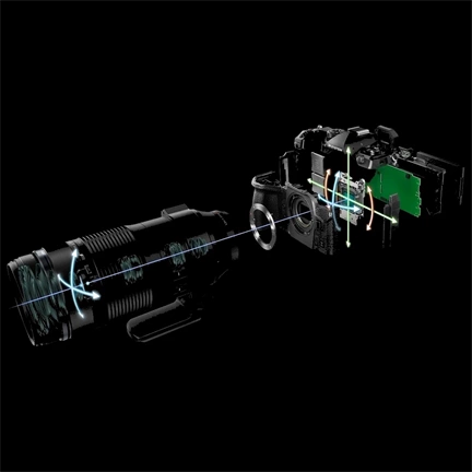 OM System M.Zuiko Digital ED 100-400mm II F5.0-6.3 IS objektív (fekete) - 80 000 Ft cashback 2026/01/06-ig