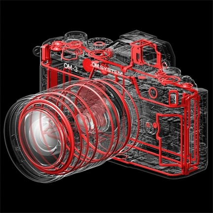 OM System OM-3 12-45mm f/4 fényképezőgép KIT (ezüst/fekete) - 120 000 Ft cashback 2026/04/06-ig