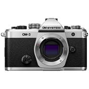 OM System OM-3 fényképezőgép váz (ezüst) OM System OM-3 fényképezőgép váz (ezüst)