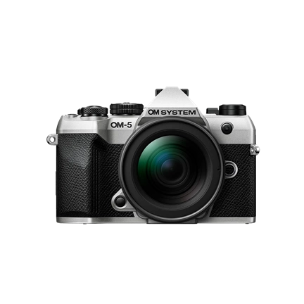 OM System OM-5 Mark II 1240 fényképezőgép KIT (ezüst/fekete) - 80 000 Ft cashback 2026/01/06-ig