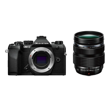 OM System OM-5 Mark II 1240 fényképezőgép KIT (fekete/fekete) - 80 000 Ft cashback 2026/01/06-ig