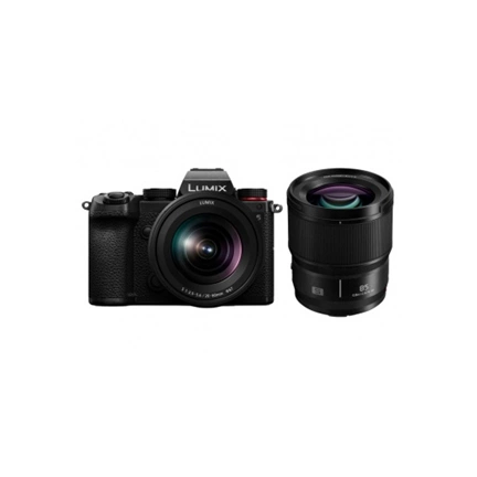 PANASONIC DC-S5KE 85mm MILC fényképezőgép KIT