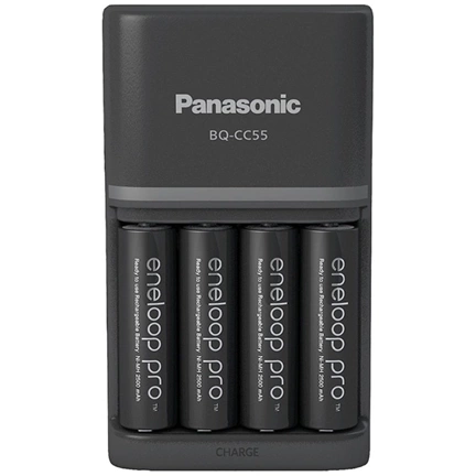 PANASONIC Eneloop SmartPlus töltő + 4db 2500mAh AA elem
