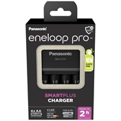 PANASONIC Eneloop SmartPlus töltő + 4db 2500mAh AA elem