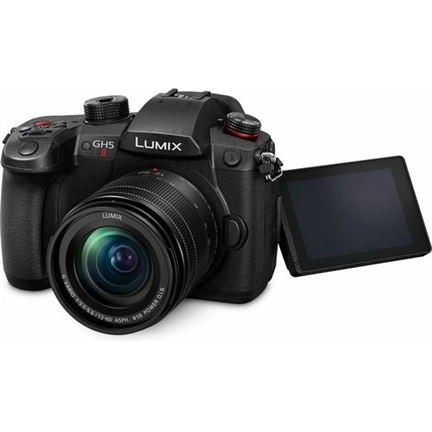 Panasonic Lumix GH5 mkII + 12-60mm f/3,5-5,6 ASPH Power O.I.S MILC fényképezőgép szett Panasonic Lumix GH5 mkII + 12-60mm f/3,5-5,6 ASPH Power O.I.S MILC fényképezőgép szett