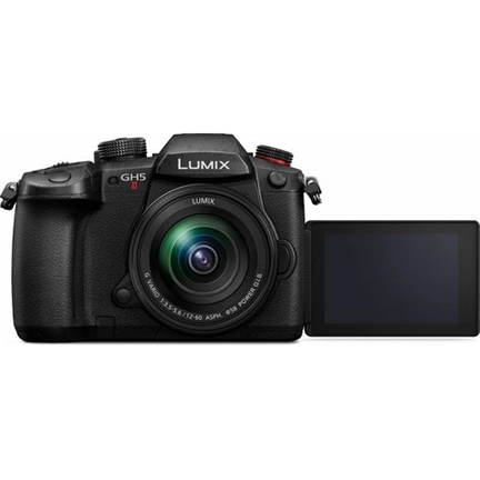 Panasonic Lumix GH5 mkII + 12-60mm f/3,5-5,6 ASPH Power O.I.S MILC fényképezőgép szett Panasonic Lumix GH5 mkII + 12-60mm f/3,5-5,6 ASPH Power O.I.S MILC fényképezőgép szett