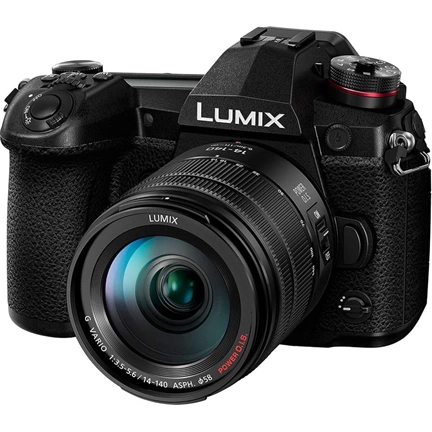 PANASONIC Lumix G9 + 14-140mm MILC fényképezőgép KIT