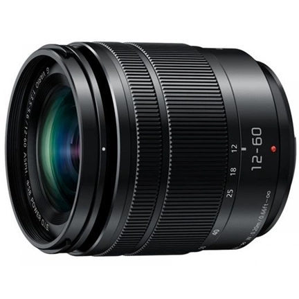 PANASONIC Lumix G Vario 12-60mm f/3,5-5,6 ASPH Power O.I.S. fekete