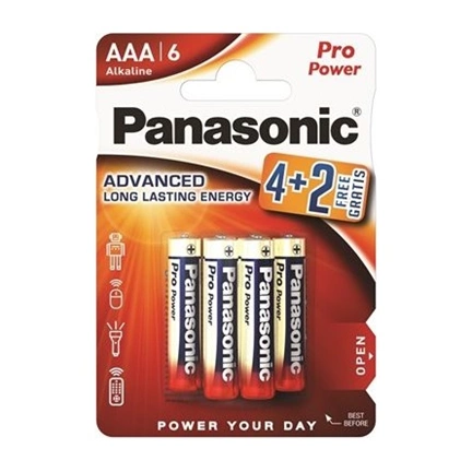 PANASONIC Pro Power AAA 1,5V 6db