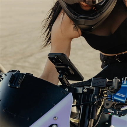 PEAK DESIGN Mobile Motorcycle Mount Stem Mount: Charging Black