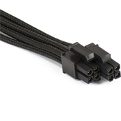 PHANTEKS 8-Pin EPS12V 50cm hosszabbító - sleeved black