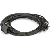 PHANTEKS 8-Pin EPS12V 50cm hosszabbító - sleeved black