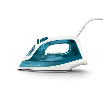 PHILIPS 2000 Series gőzölős vasaló, 2000 W, 25 g/perc folyamatos gőz, 110 g gőzlövet, kerámia talp, 250 ml