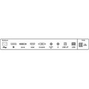 PHILIPS 242B1G/00 23.8" IPS FHD 75Hz 4ms 250 cd/m2 1000:1 D-Sub DVI HDMI 1xUSB-B 4xUSB 3.2