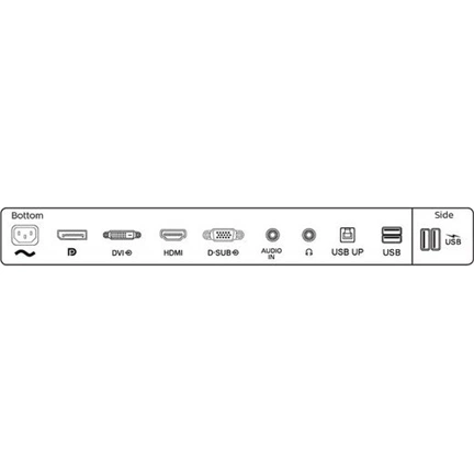 PHILIPS 242B1G/00 23.8" IPS FHD 75Hz 4ms 250 cd/m2 1000:1 D-Sub DVI HDMI 1xUSB-B 4xUSB 3.2