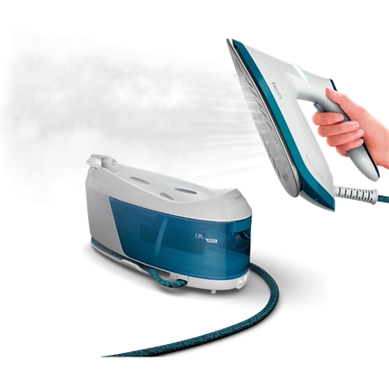 PHILIPS PerfectCare 6000 Series gőzállomás, 2400 W, max. 6,5 bar, 1,8 l levehető víztartály, akár 500 g gőzlövet