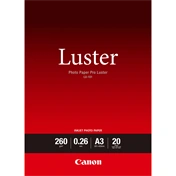 PHOTO PAPER CANON LU-101 LUSTER A3 20lap 260g