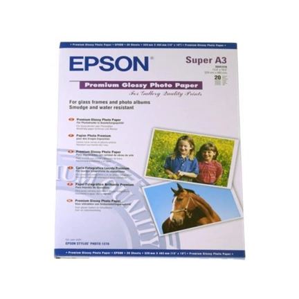 PHOTO PAPER EPSON PREMIUM GLOSSY A3 255g 20lap