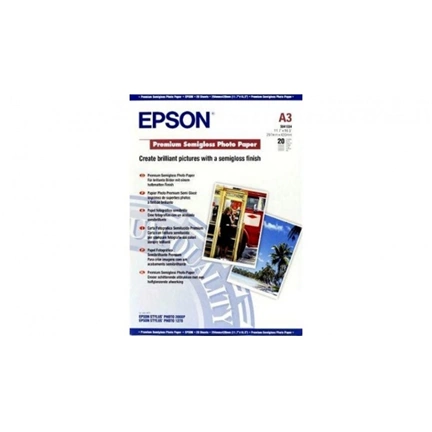 PHOTO PAPER EPSON PREMIUM SEMI GLOSSY A3+ 20 lap/csomag