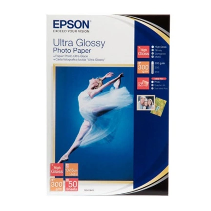 PHOTO PAPER EPSON ULTRA GLOSSY 10x15cm 300g 50ap