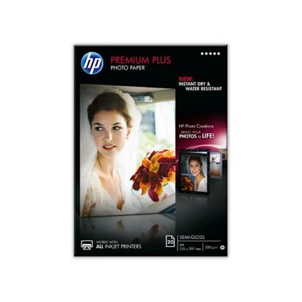 PHOTO PAPER HP PREMIUM PLUS SEMI-GLOSSY A4/20 300G