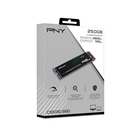 PNY CS1030 M.2 NVMe PCIe Gen3 x4 SSD 250GB