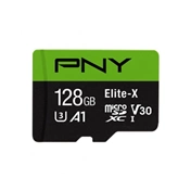 PNY Elite-X microSDXC 128GB Class 10 UHS-I U3 A1 V30 100MB/s + SD adapter
