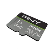 PNY Pro Elite microSDXC 512GB Class 10 UHS-I U3 100MB/s + SD adapter