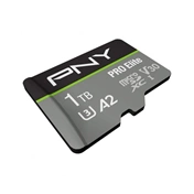 PNY Pro Elite microSDXC 512GB Class 10 UHS-I U3 100MB/s + SD adapter