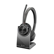 POLY Voyager 4320 UC Wireless Headset with Charge Stand, Teams, USB-C