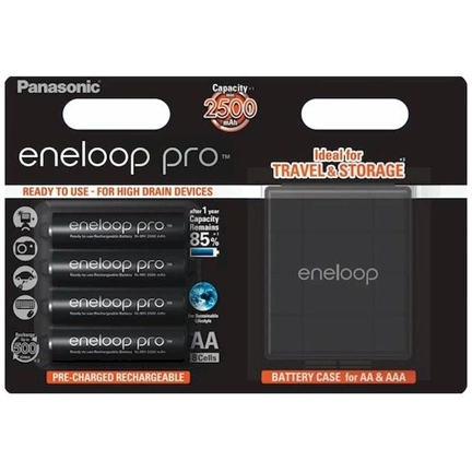 Panasonic Eneloop Pro R6/AA 2500mAh, 4 Pcs, Blister + BOX