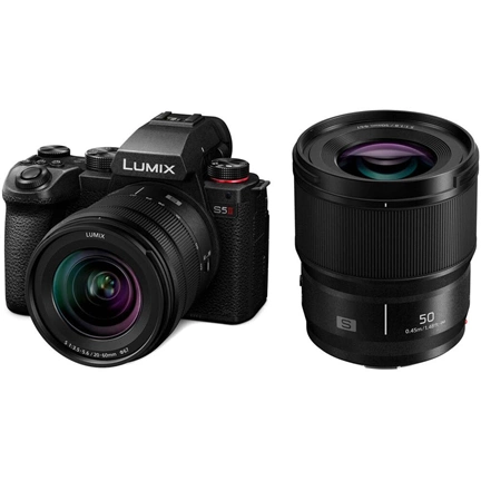 Panasonic Lumix S5II + Lumix S 50mm f/1.8 + Lumix S 20-60mm f/3.5-5.6 MILC fényképezőgép KIT Panasonic Lumix S5II + Lumix S 50mm f/1.8 + Lumix S 20-60mm f/3.5-5.6 MILC fényképezőgép KIT