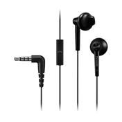 Panasonic RP-TCM55E-W fekete mikrofonos fülhallgató headset