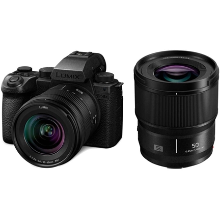 Panasonic S5IIX + Lumix S 50mm f/1.8 + Lumix S 20 MILC fényképezőgép KIT Panasonic S5IIX + Lumix S 50mm f/1.8 + Lumix S 20 MILC fényképezőgép KIT