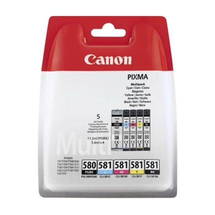 Patron Canon CLI-581/PGI-580 Multi Pack (C/M/Y/BK/PB)