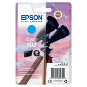 Patron Epson BINOCULARS SINGLEPACK CYAN 502 3.3 ML ciánkék