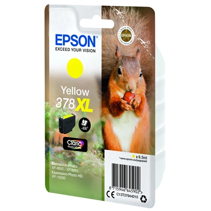 Patron Epson SINGLEPACK YELLOW 378XL CLARIA PHOTO HD sárga