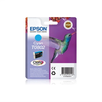 Patron Epson T0802 Cyan 7,4ml (C13T08024010)