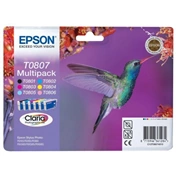 Patron Epson T0807 BK-K-M-Y-VK-VM - Multipack