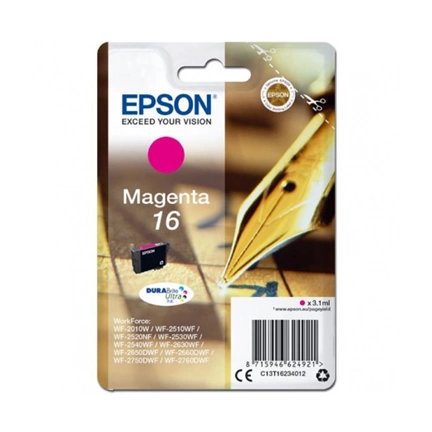 Patron Epson T1623 magenta DURABrite  | 3,1 ml | WF-2010/25x0