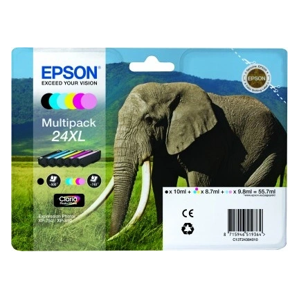 Patron Epson T2438 C/M/Y/K/LC/LM XL