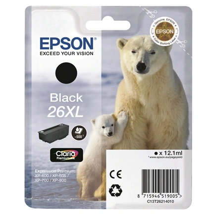 Patron Epson T2621 XL Black Claria 12,2ml