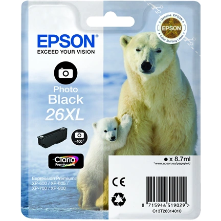 Patron Epson T2631 XL Photo Black Claria 8,7ml